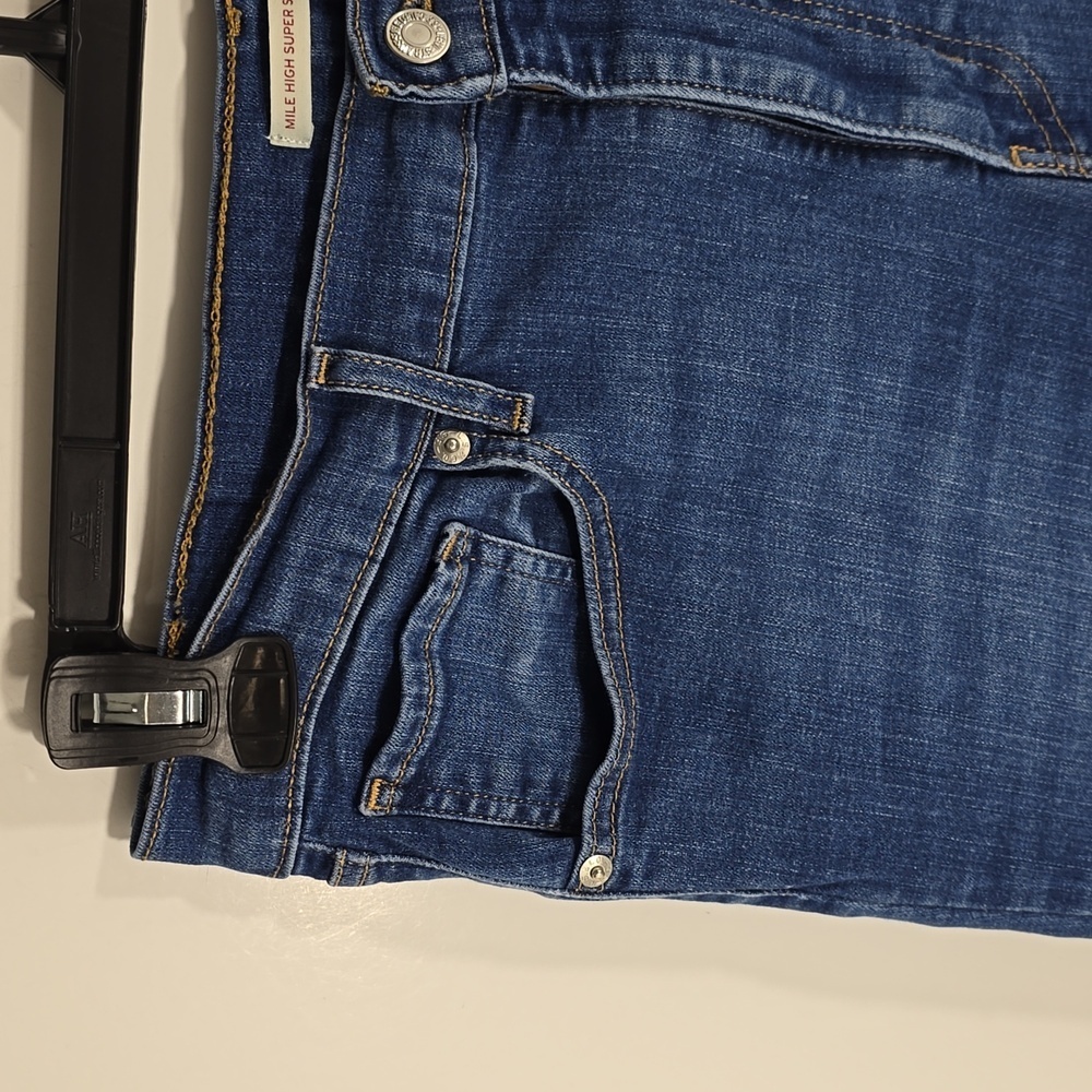 {Levi's} Womens Mile High Super Skinny Jeans - Size 32/14 - Picture 6 of 10